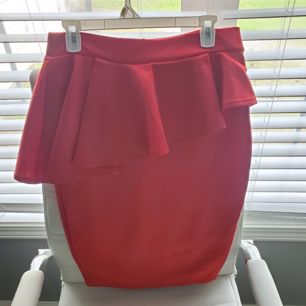 Peplum skirt